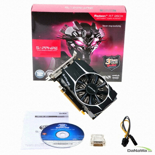 SAPPHIRE 라데온 R7 260X OC D5 1GB_이미지