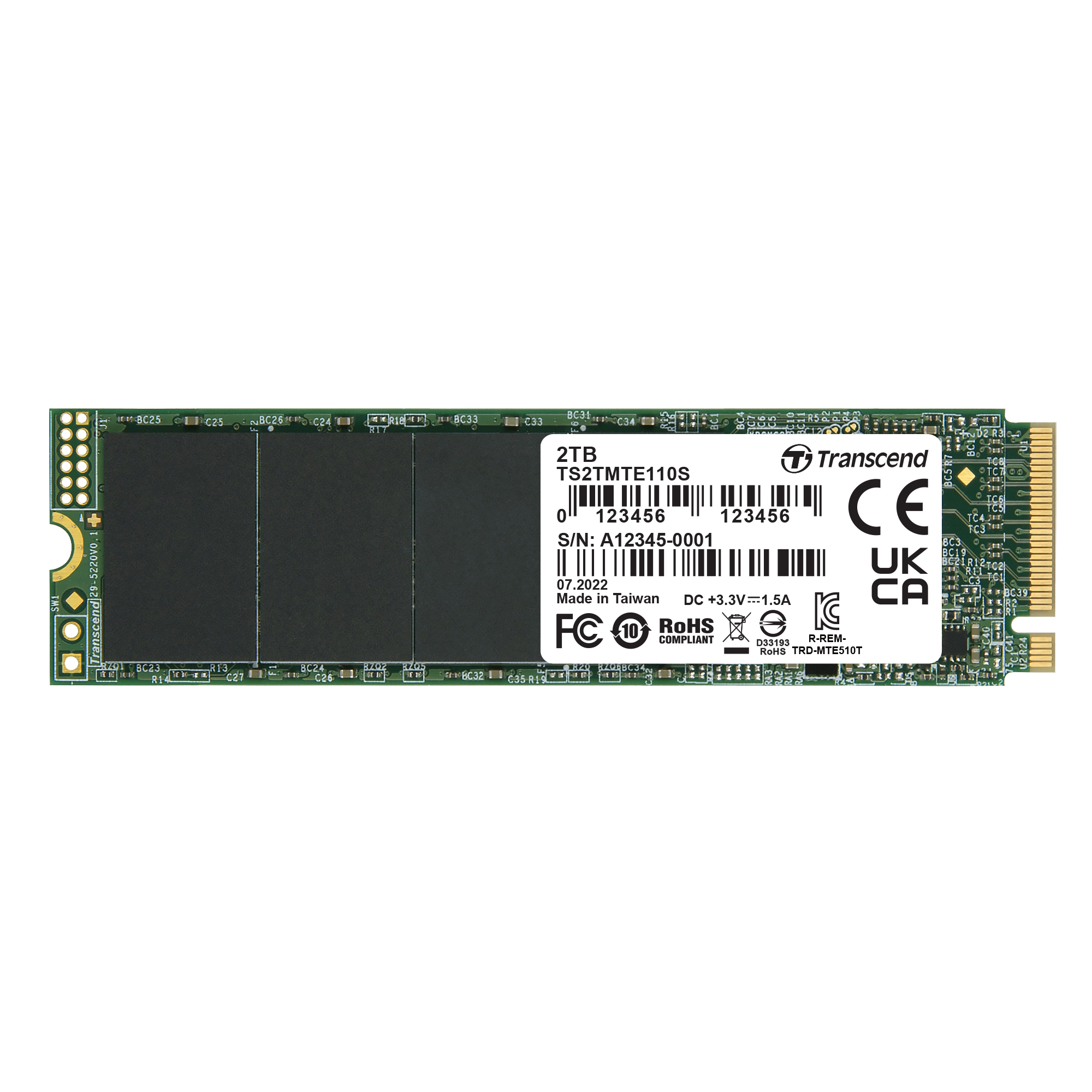 트랜센드 MTE110S M.2 NVMe (2TB)