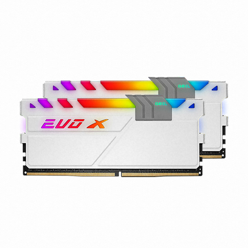 GeIL DDR4-3600 CL18 EVO X II AMD White RGB 패키지 (16GB(8Gx2))_이미지