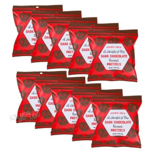 트레이더조 프레첼 다크 초콜릿 커버 미니 프레즐 X TRADER JOES A HANDFUL OF TINY CHOCOLATE.. 71g (1)_이미지