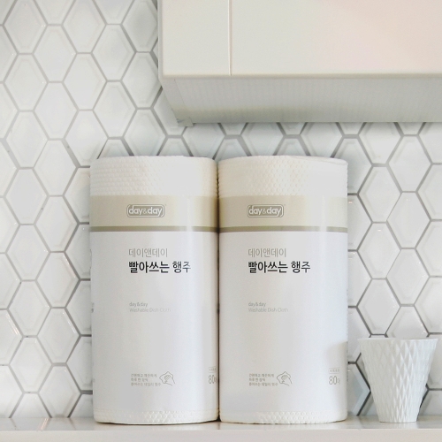 브이앤비리빙 VNB 빨아쓰는 행주 대형 80매 2롤