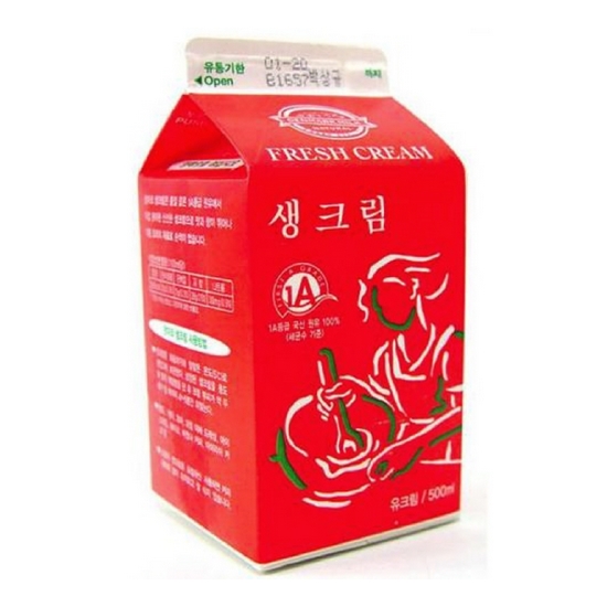 동원데어리푸드 덴마크우유 덴마크 생크림 500ml (1개)
