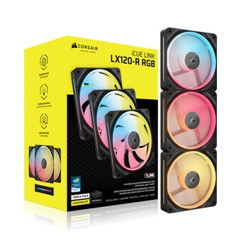 CORSAIR iCUE LINK LX120-R RGB STARTER KIT Reverse