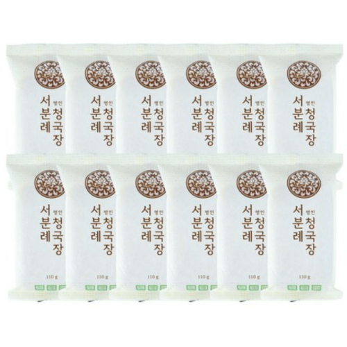 서일농원 서분례 명인 청국장 110g (12개)_이미지