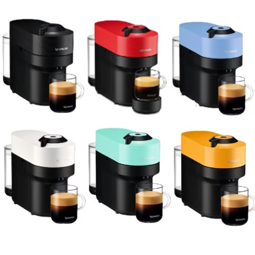 네스프레소 버츄오 팝 + 에어로치노4 (퍼시픽블루)_이미지