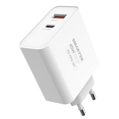 이음전산 스마텍 PD PPS 45W 2포트 충전기 STQC-PD6000_이미지