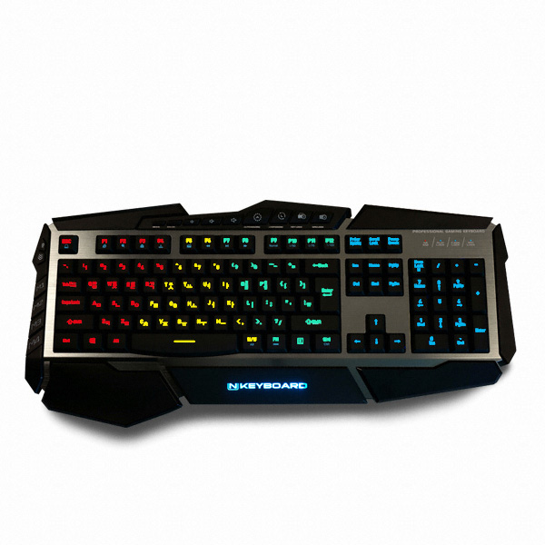 스카이디지탈 NKEYBOARD NKEY-L3 LED 게이밍 (골드)_이미지