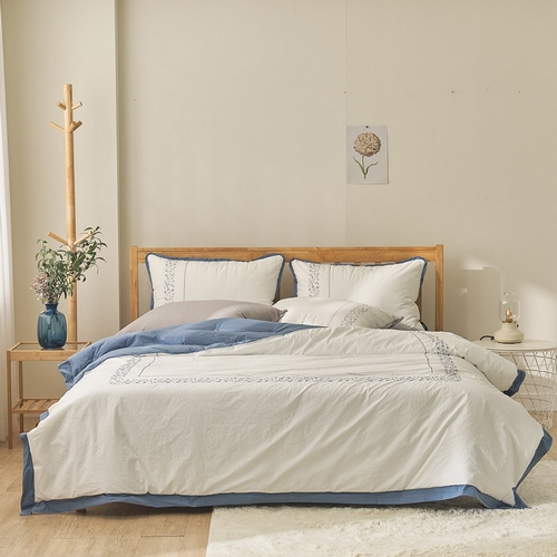 아밍 티아나 고밀도 자수 차렵이불 풀세트