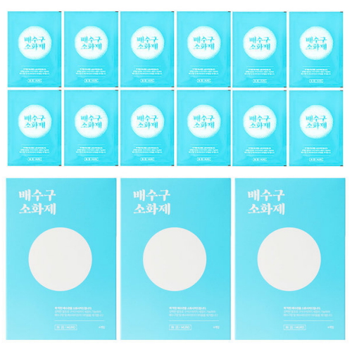 무로 배수구 소화제 4개입 160g 3세트