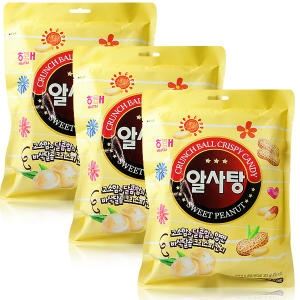 5000알사탕 x 3개 땅콩맛 캔디 사무실 간식