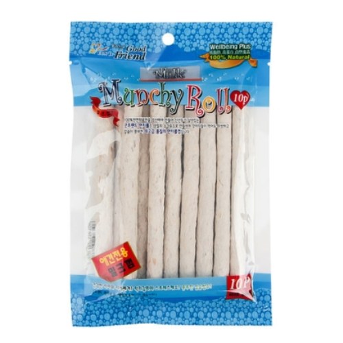 굿프렌드 밀크 먼치롤껌 10p (1개)