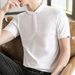 라일리 Rly 남자 반팔 셔츠 카라티 여름 옷 무지티 슬림핏 38795422_이미지