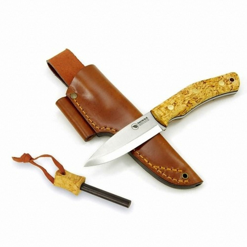 캐스트롬 스웨디시 포레스트 나이프 14C28N 자작나무 파이어스틸_이미지