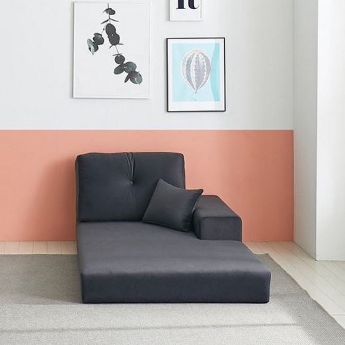 코지 모듈 카우치 아쿠아텍스 패브릭 좌식소파 1인용