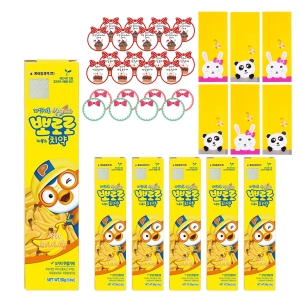 케이엠제약 뽀로로 치약 50g 6개 + 종이봉투 6p + 스티커 24p 1세트