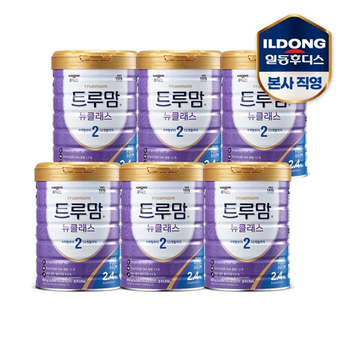 일동후디스 2024 NEW 트루맘 뉴클래스 슈퍼프리미엄 2단계 800g (6개)