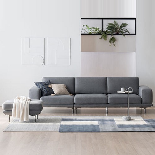 막스앤 보르도 에코클린 패브릭 소파 4인용 (스툴포함)