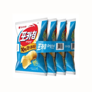 오리온 포카칩 오리지널 38g 4번들 (2개)_이미지