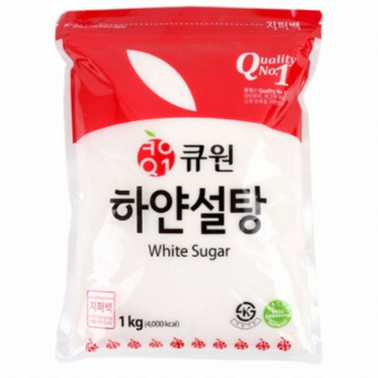 큐원 하얀설탕 1kg (4개)_이미지
