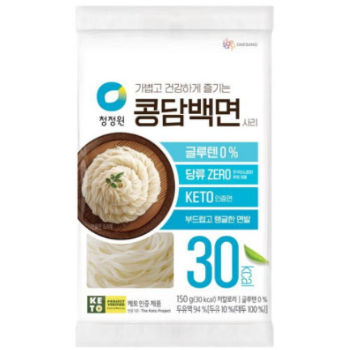 대상 청정원 콩담백면 사리 150g (8개)_이미지