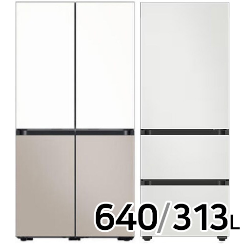 삼성전자 비스포크 키친핏 Max RM70F63R2ZG + 키친핏 코타 RQ33DB74C1AP (색상선택형)_이미지