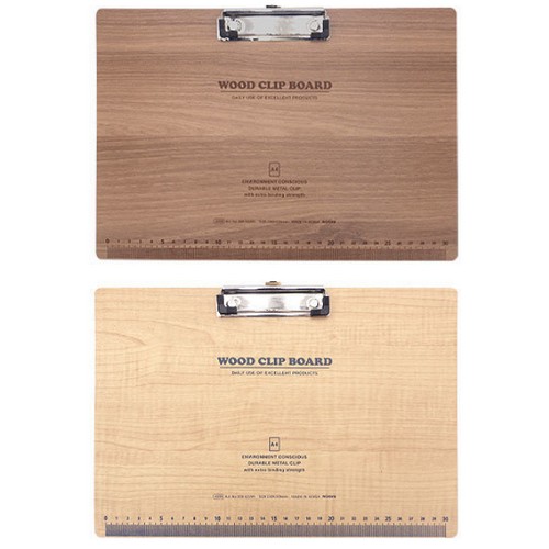 4000 원목 클립 보드 가로형