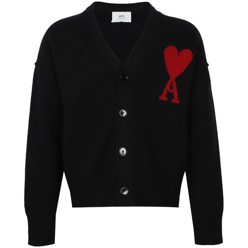 AMI 빅하트 로고 가디건 BFUKC006 018 (009, 블랙)이미지입니다. 누르면 해당 게시물로 새창이동합니다.