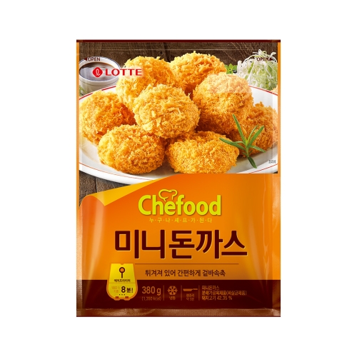 롯데푸드 쉐푸드 미니 돈까스 380g (3개)_이미지