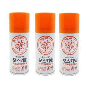 신신제약 모스키토 아웃도어 에어로솔 100ml (3개)