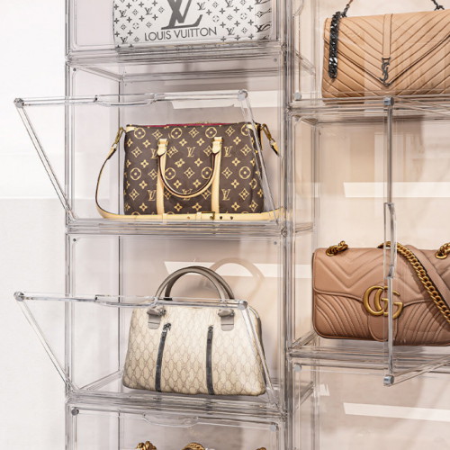윈프라이스 투명 쇼케이스 가방 보관함 (1개)_이미지