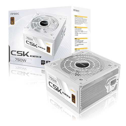 Antec CSK <b>750W</b> DC 80PLUS브론즈 PCIE5.1 화이트