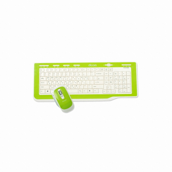 정현씨앤씨 디콤 무선 DOMK-8858G 그린_이미지