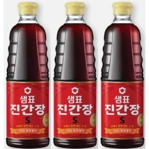 샘표식품 샘표 진간장 S 500ml (3개)