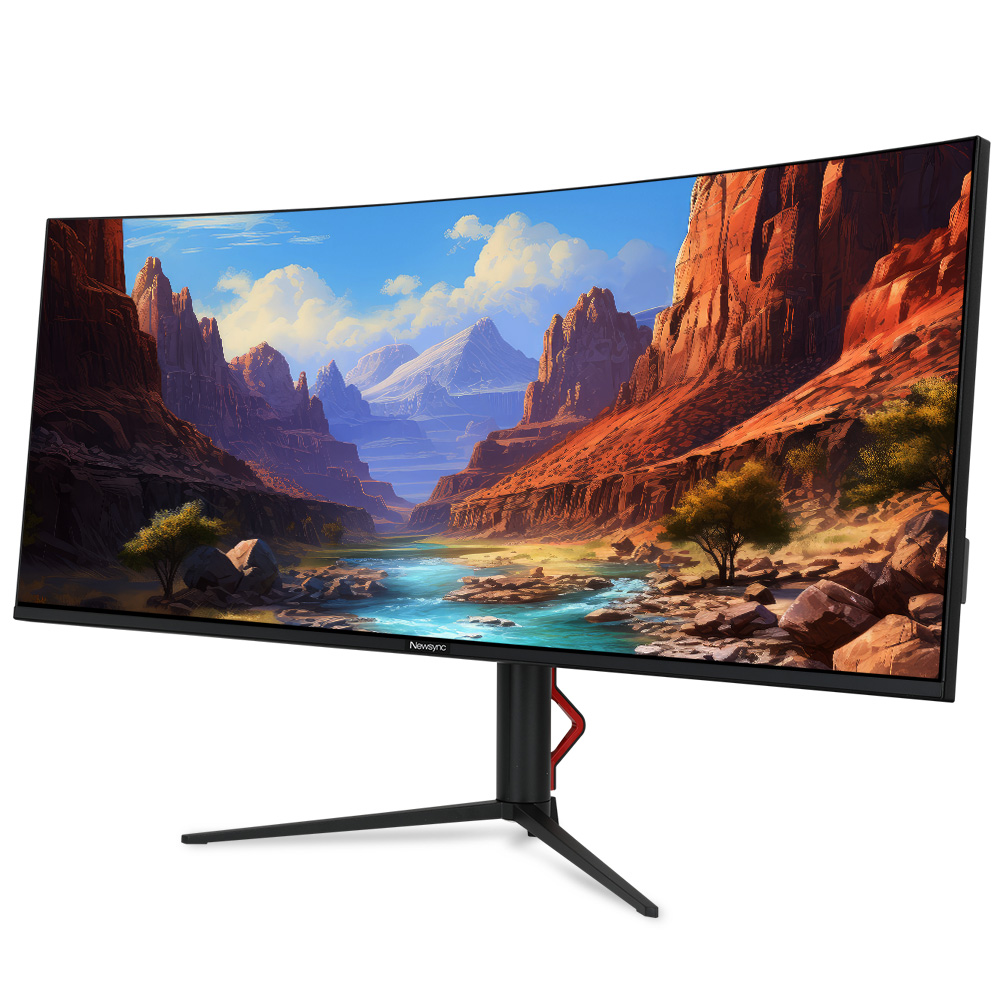 비트엠 Newsync X38GBK IPS 타입C PD 프리미엄 커브드 무결점_이미지