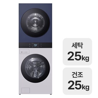 <b>LG</b>전자 트롬 AI 오브제컬렉션 <b>워시</b><b>타워</b> WA2525MYHF
