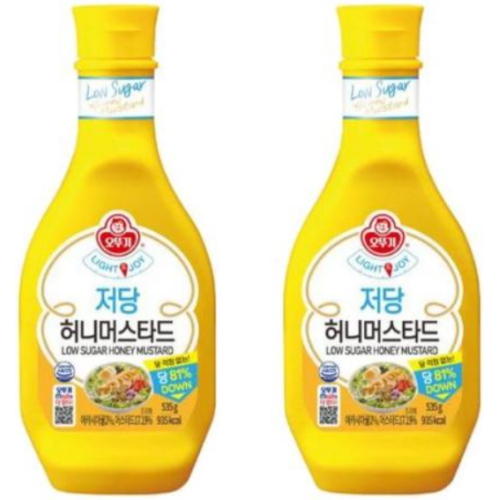 LIGHT&JOY 저당 허니머스타드 535g (2개)_이미지