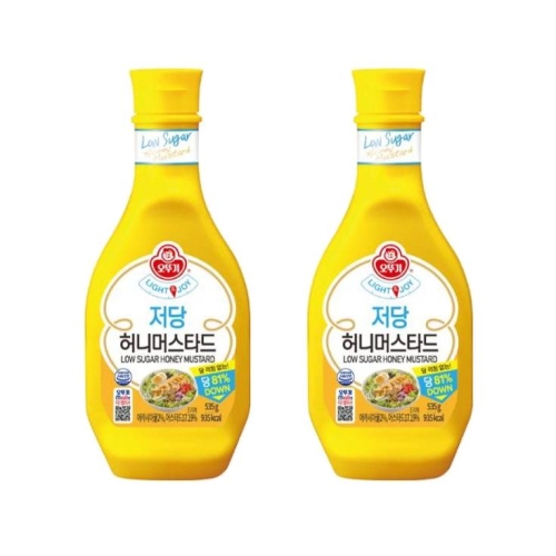 오뚜기 LIGHT&JOY 저당 허니머스타드 535g (2개)