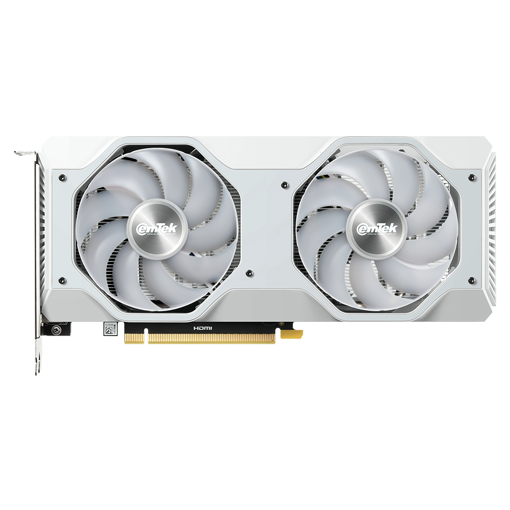 이엠텍 지포스 RTX 4060 MIRACLE WHITE D6 8GB LED_이미지