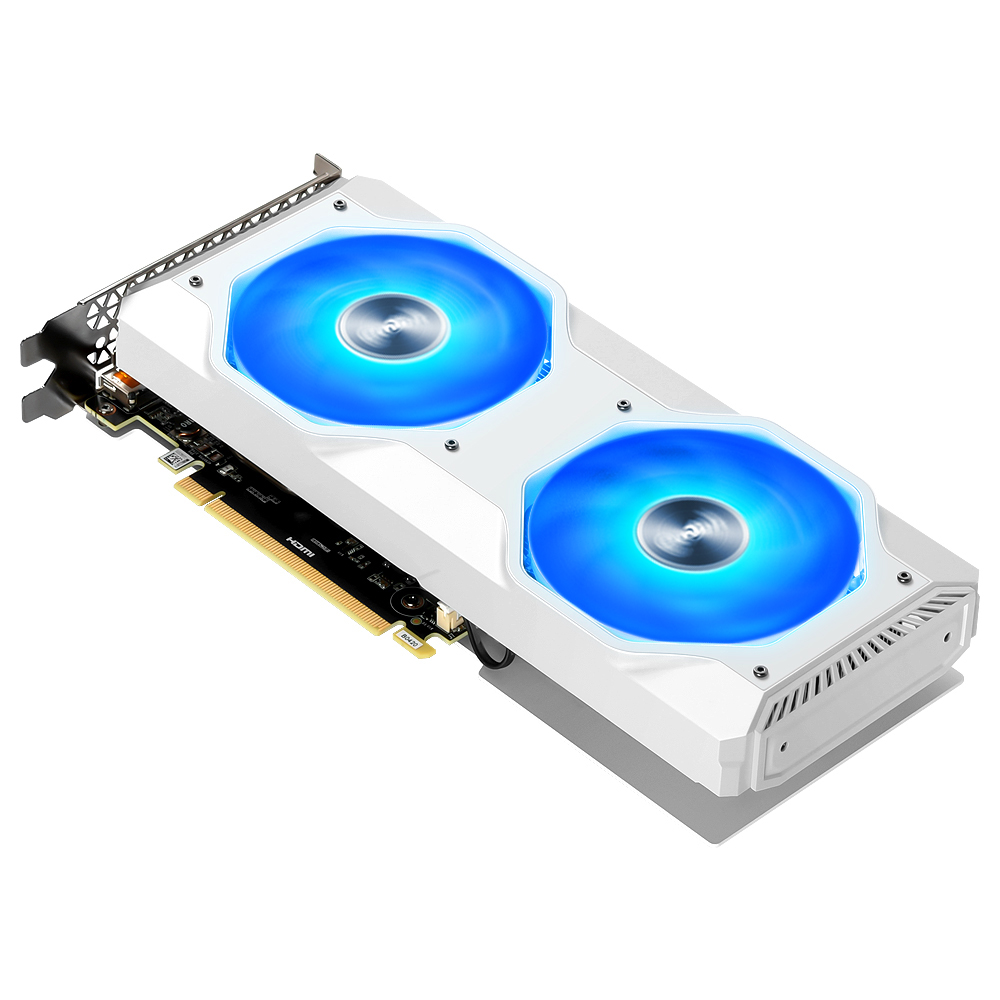 이엠텍 지포스 RTX 4060 MIRACLE WHITE D6 8GB LED_이미지