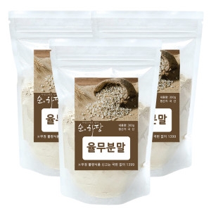 순하당 국산 생 율무 가루 분말 300g 3팩