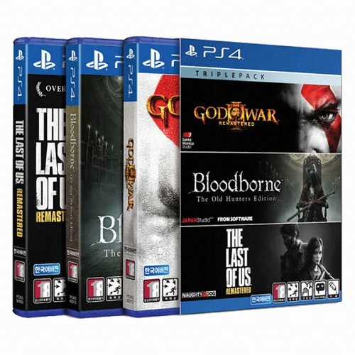 갓 오브 워 3 + 블러드 본 + 더 라스트 오브 어스 트리플팩 PS4