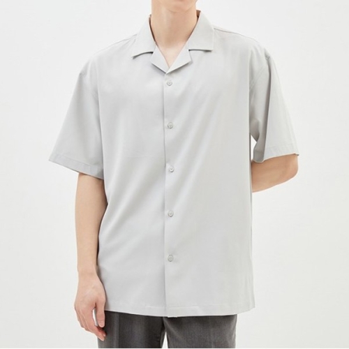 릴렉스 오픈카라 반팔셔츠 SPYWD37M03-T