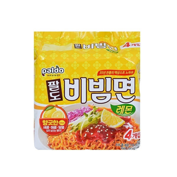 팔도 비빔면 레몬 130g (8개)