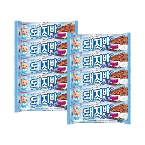 롯데제과 돼지바 요거트 저당 70ml (10개)_이미지