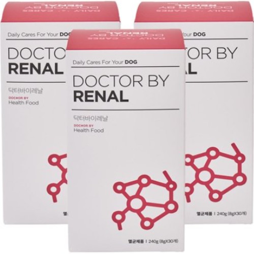 펫원 닥터바이 독 레날 신장 영양제 240g (8g x 30p) (3개)