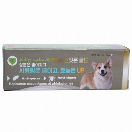 Pilou 스팟온 골드 해충방지 중형견용 1.5ml (1개)_이미지