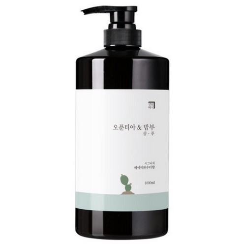 살림백서 오푼티아 앤 밤부 샴푸 베이비파우더 1000ml (2개)_이미지