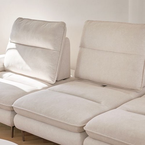 휴도 여유의 동백 조야 스윙 패브릭 소파 3인용 (스툴별도)_이미지