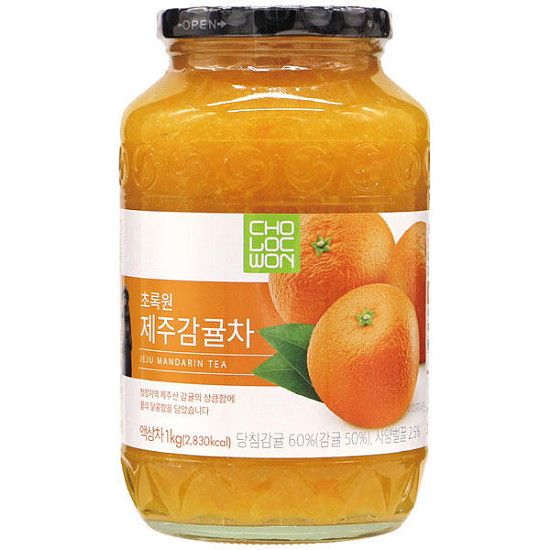 초록원 제주감귤차 1kg (4개)