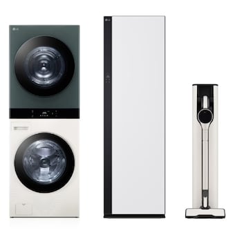 LG전자 트롬 오브제컬렉션 워시타워 WL21EGZU + 스타일러 SC5MSR82H + 청소기 AX920BWE